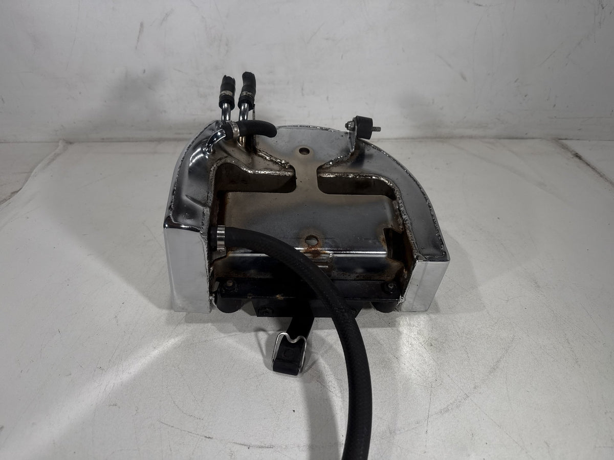 94 Harley Softail Custom FXSTC OEM Oil Tank Reservoir Bottle Canister & Dipstick