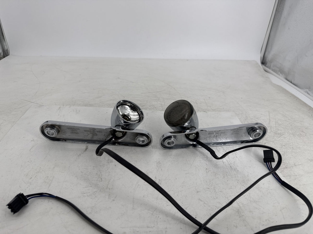 13 Harley Street Glide Touring FLHX OEM Front Left Right Turn Signal Indicators