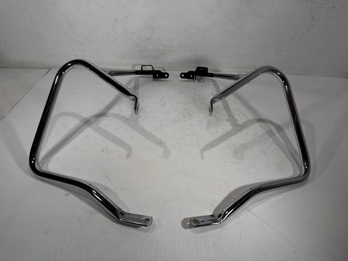 14 Harley Electra Glide Touring Ultra Rear Left Right Saddlebag Guard Rails Bar