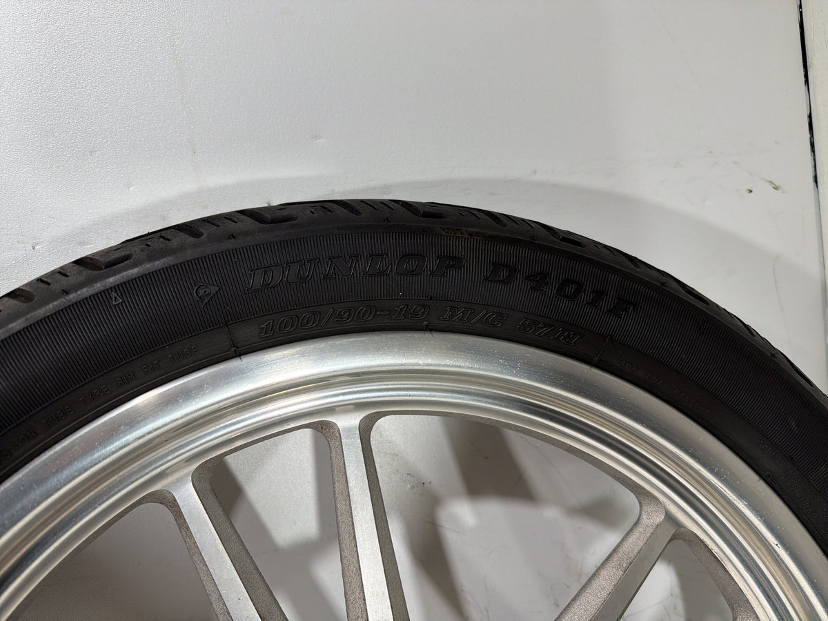2007 Harley Dyna Super Glide FXD OEM Front & Rear Wheel Rim Tire 17" 19"