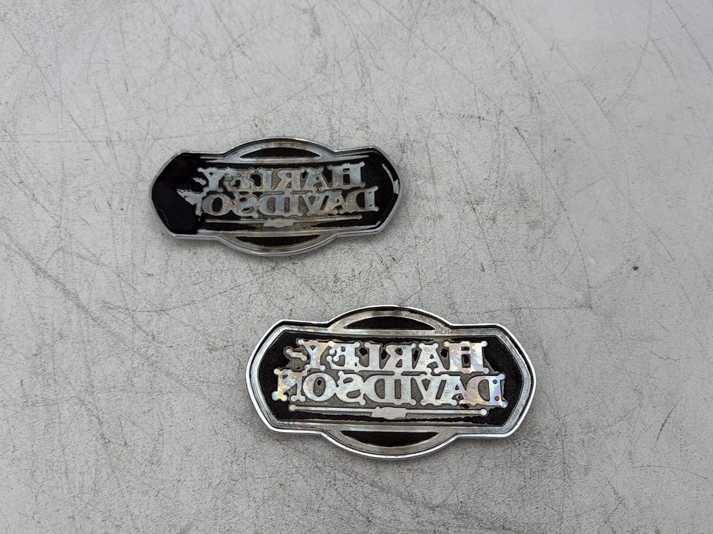2013 Harley Electra Glide Touring Ultra FLHTCUI OEM Fuel Tank Badges Trim Logo Sticker