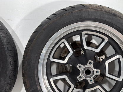 2015 Harley Dyna Low Rider FXDL OEM Front & Rear Wheel Rim Tire