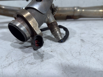 2009 Harley Dyna Street Bob Exhaust System Header Pipe Thunderheader 2 into 1