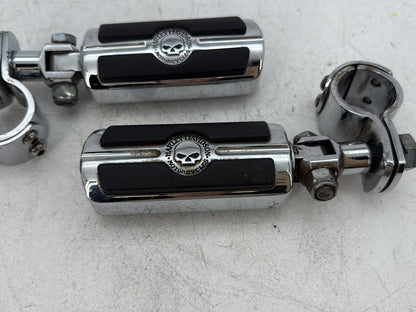 2018 Harley Electra Glide Touring Ultra Front Right Left Highway Foot Pegs SKULL