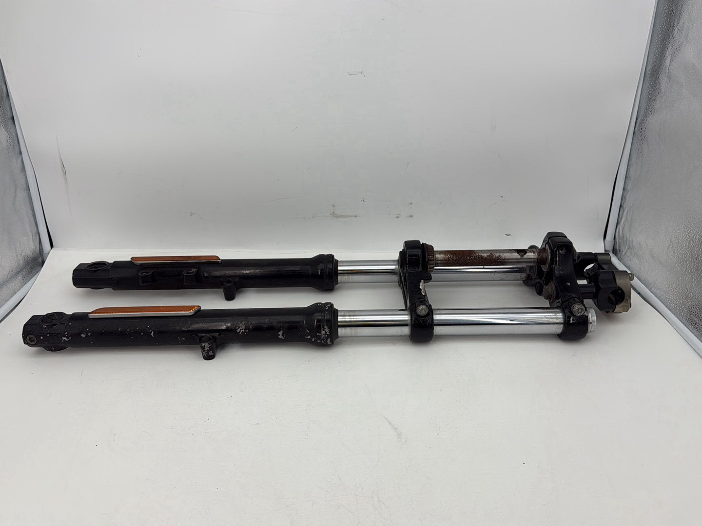 2004 - 2022 Harley-Davidson Sportster 1200 Nightster Front Triple Tree Set & LH RH Fork Legs Sliders 46758-07