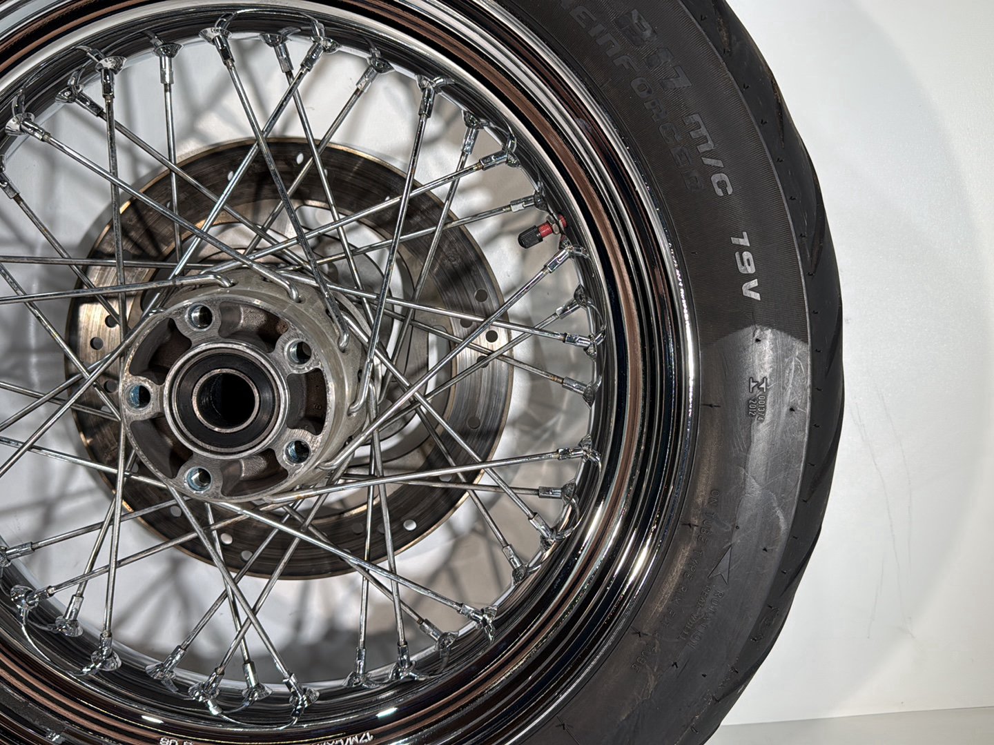 2007 - 2017 Harley-Davidson Dyna Super Glide Custom Front Rear Wheel Rim Tire Spoked 43105-06 , 40979-06