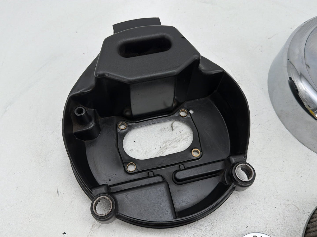 1996 Harley Road King Touring Police OEM Air Filter Cleaner Backplate Cover