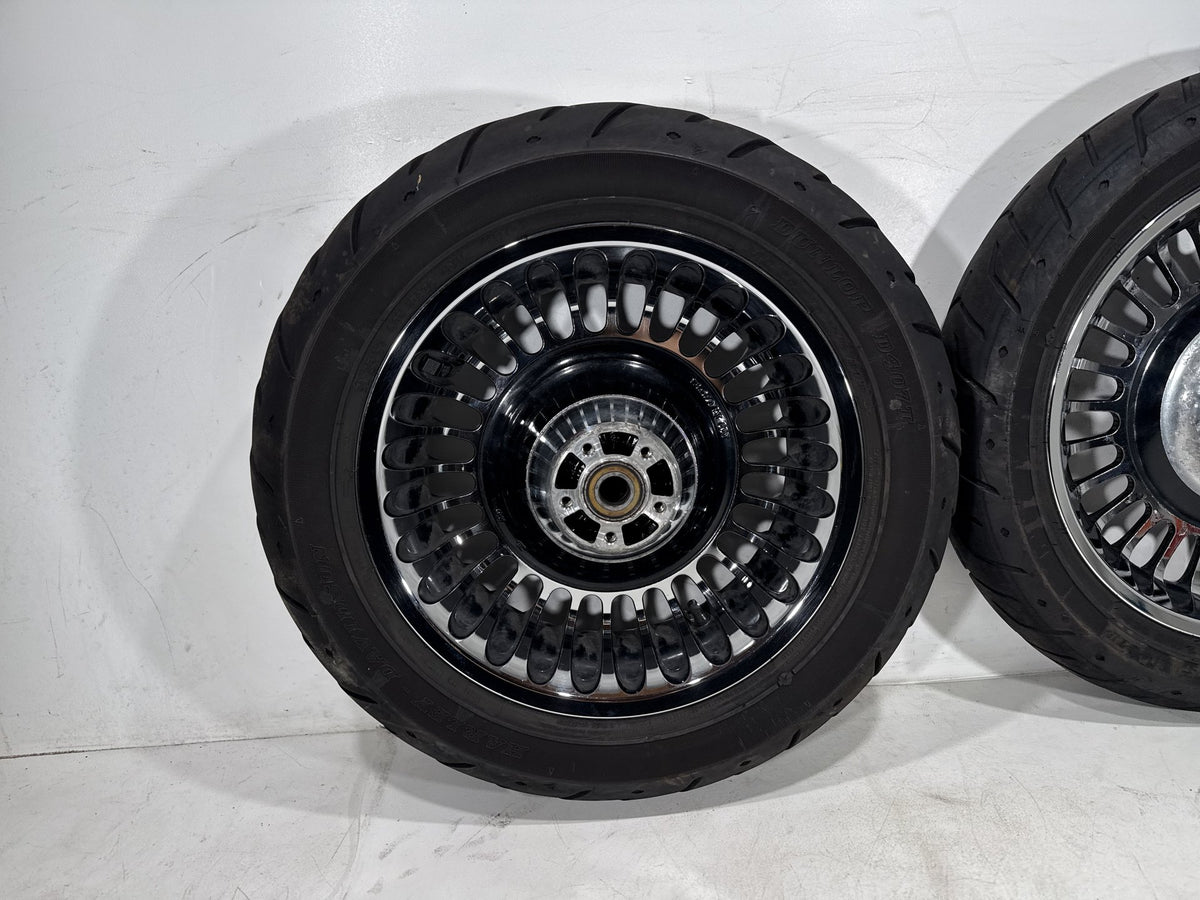 2011 Harley Electra Glide Touring Ultra OEM Front & Rear Wheel Rim Tire 16" 17"