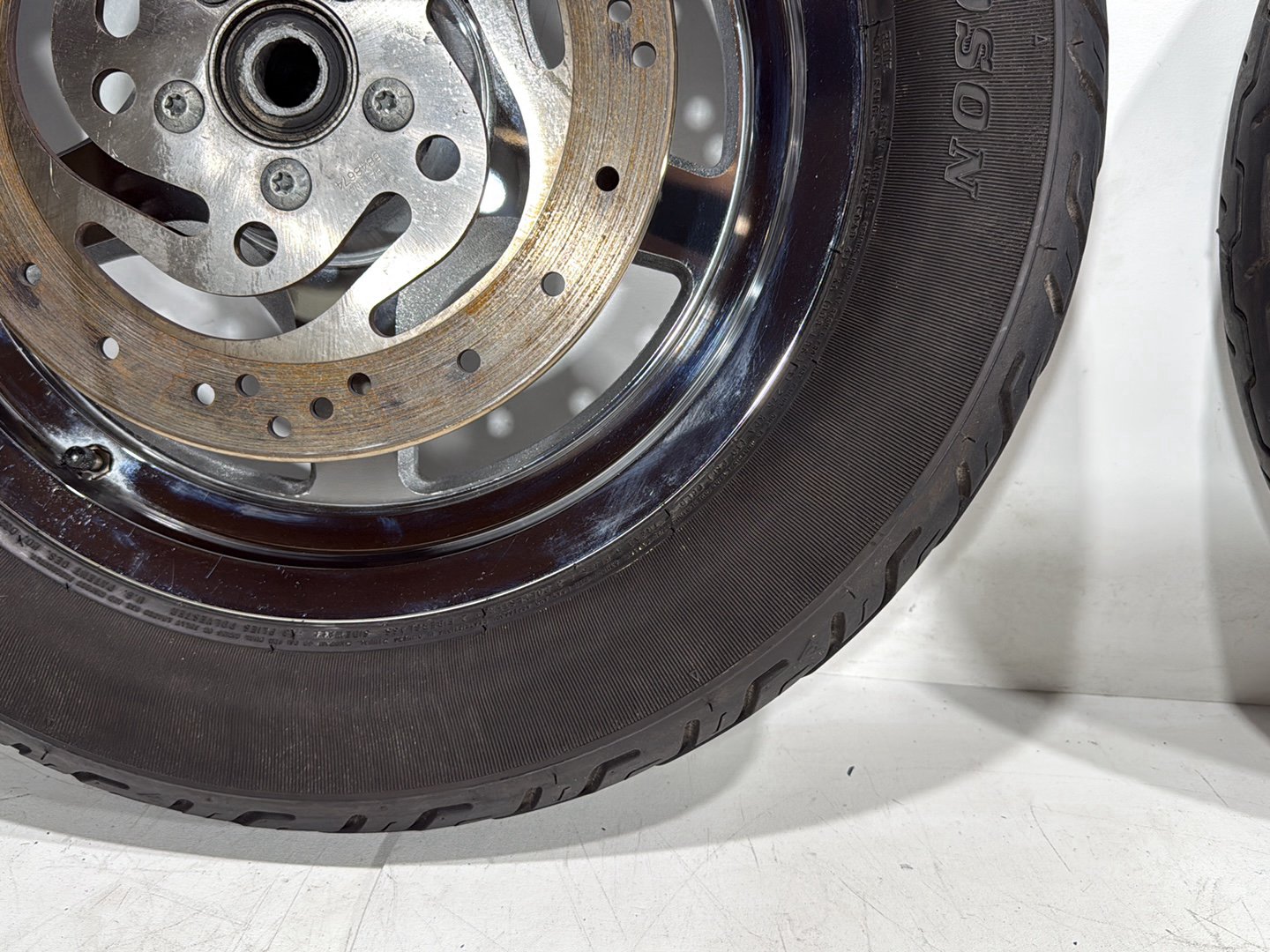 2007 Harley Electra Glide Touring FLHTCUI OEM Front & Rear Wheel Rim Tire 16"