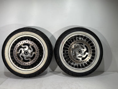 2013 Harley Electra Glide Touring Ultra FLHTCUI OEM Front & Rear Wheel Rim Tire