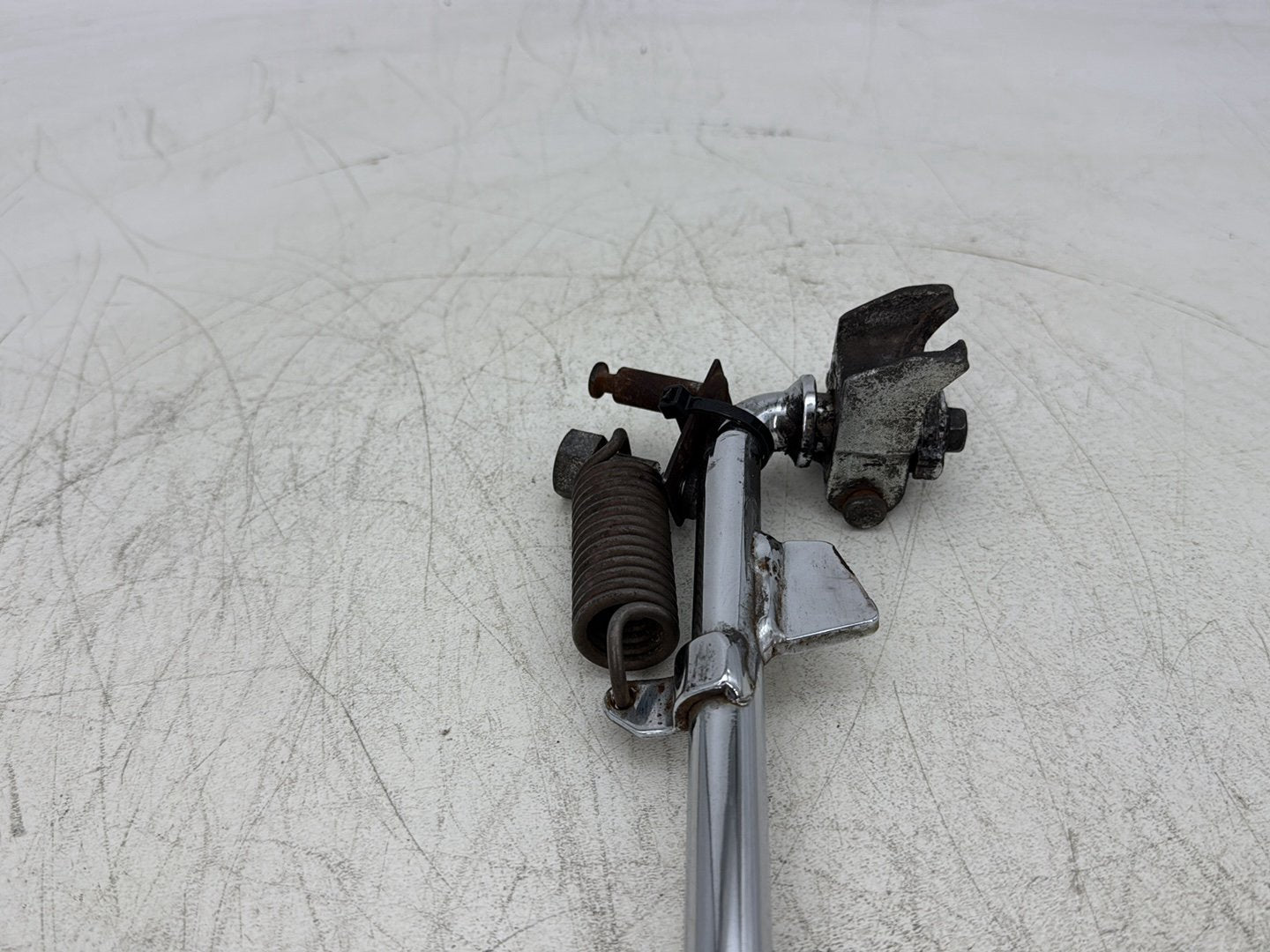 2012 Harley Dyna Super Glide Custom FXDCI OEM Left Side Jiffy Kick Stand & Spring