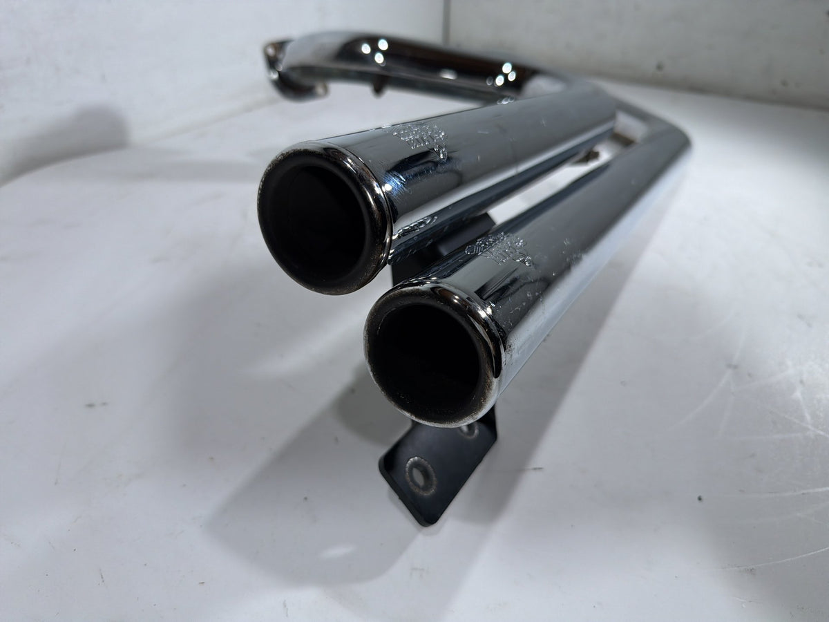 2001 Harley Softail Deuce FXSTD OEM Exhaust Header Pipes Vance & Hines