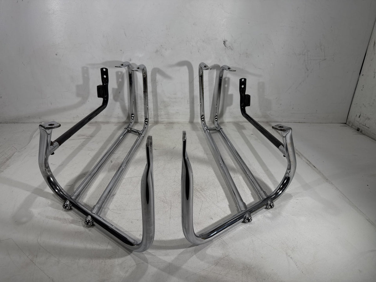 2001 Harley Electra Glide Touring OEM Rear Left Right Saddlebag Guard Rails Bar