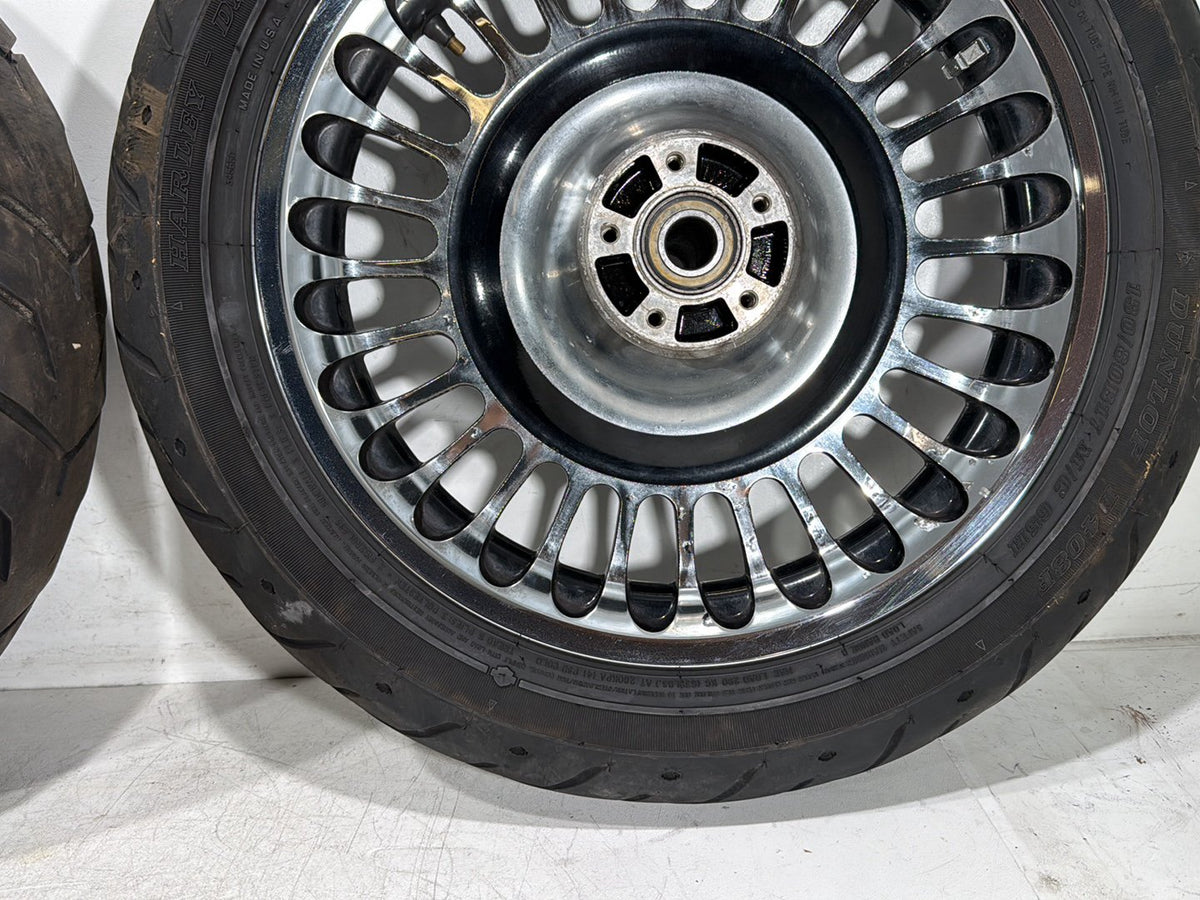 2010 Harley Electra Glide Touring Ultra OEM Front & Rear Wheel Rim Tire 16" 17"