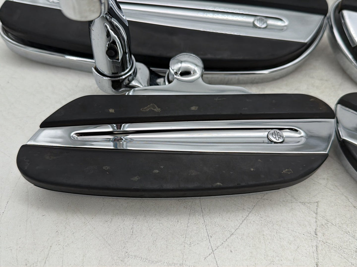 13 Harley Electra Glide Touring CVO Left Right Driver Pass Floorboard Foot Rest