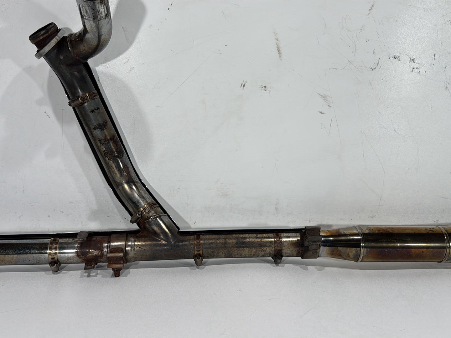 1998 Harley Road King Touring FLHRCI Classic OEM Exhaust Header Pipes Muffler