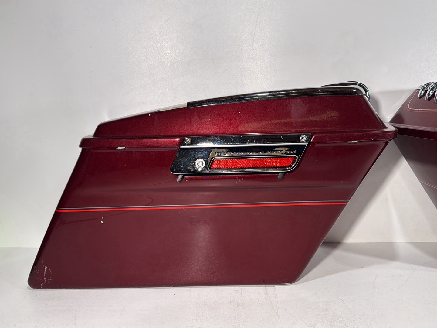 2007 - 2011 Harley-Davidson Touring Electra Glide Ultra Left Right Saddlebags Luggage NOKey 90752-93