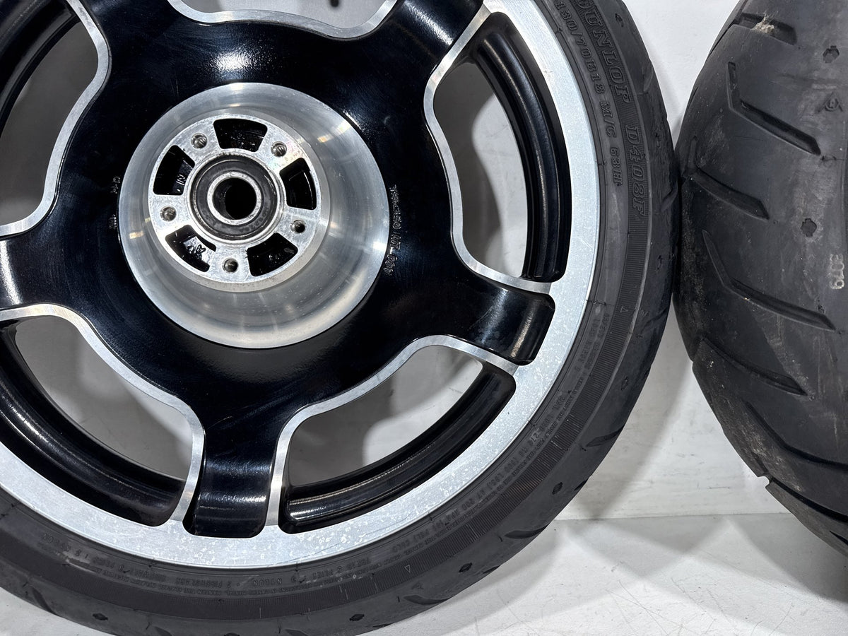 2012 Harley Street Glide Touring FLHX OEM Front & Rear Wheel Rim Tire 17" 16"