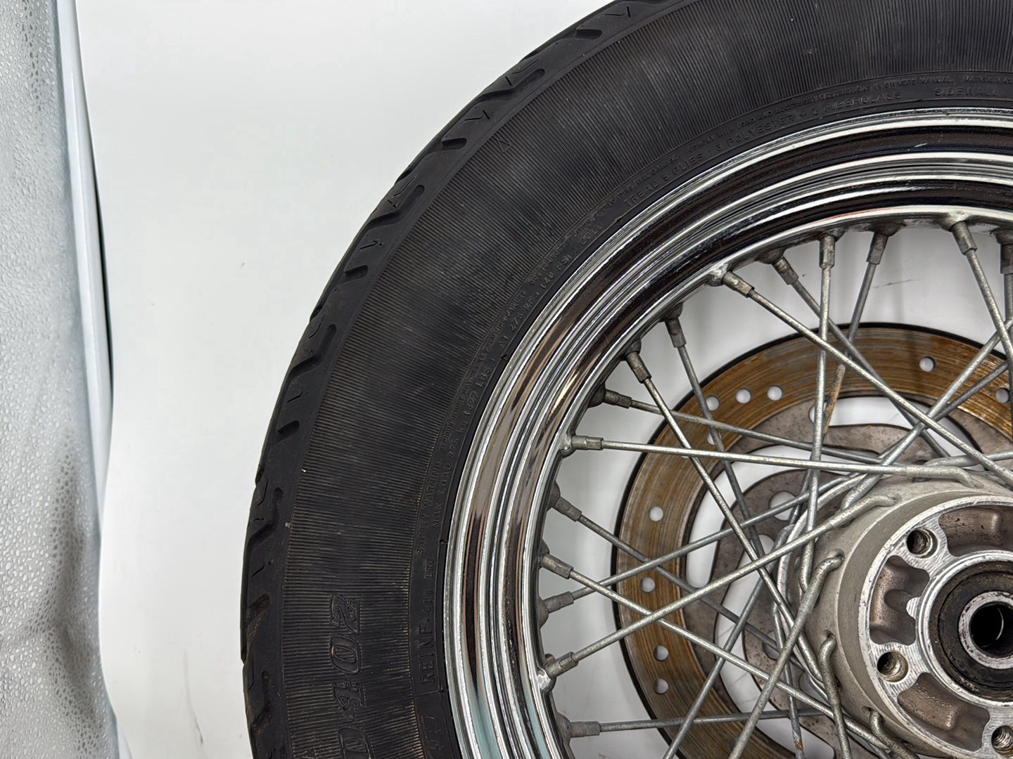 2000 Harley Softail FLSTC Heritage Classic OEM Rear Wheel Rim Tire Spoked