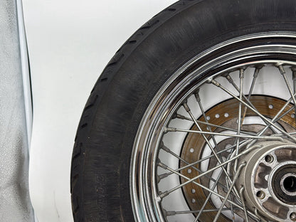 2000 Harley Softail FLSTC Heritage Classic OEM Rear Wheel Rim Tire Spoked