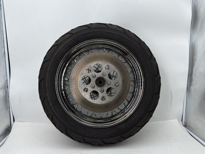1993 Harley Sportster XLH883H Hugger 883 OEM Rear Wheel Rim Tire Spoked