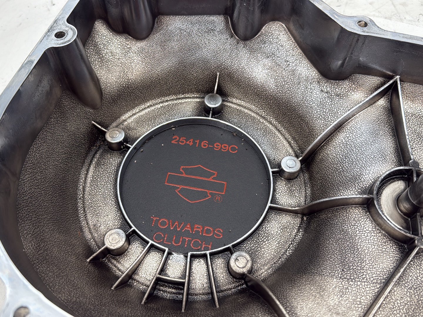 2006 Harley Dyna Super Glide Custom FXDCI OEM Outer Primary Clutch Cover
