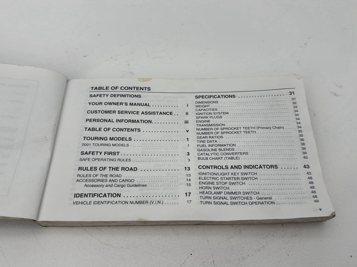 1999 - 2006 Harley-Davidson Touring Electra Glide Classic Owner Owners Manual Operators Book