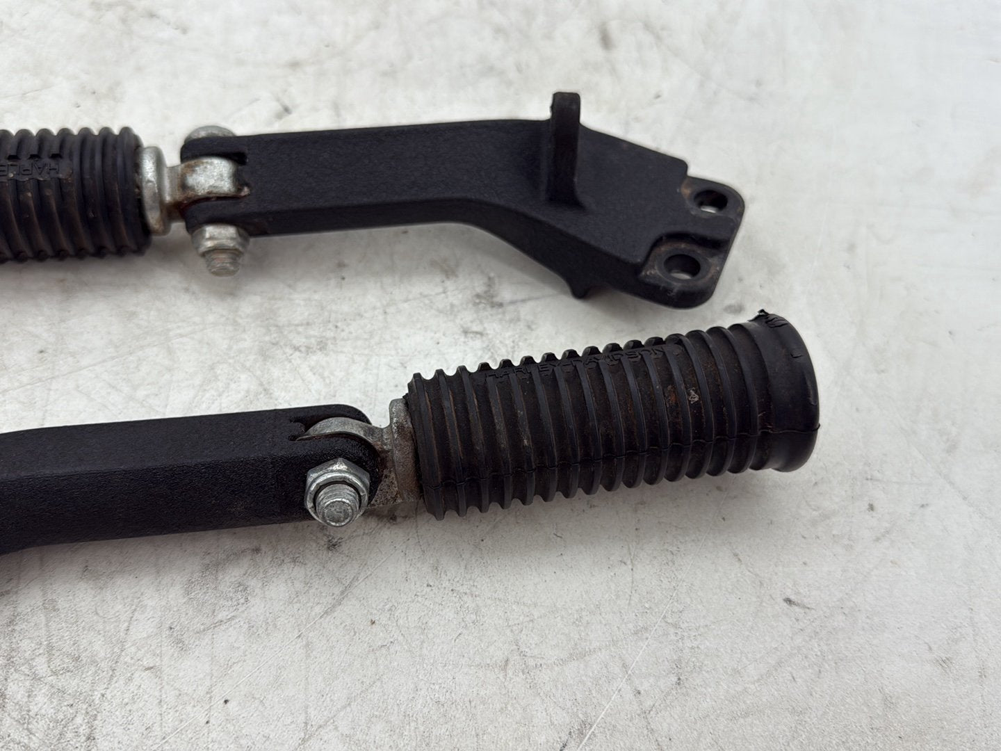 2012 Harley Dyna FXDF Fat Bob OEM Passenger Left & Right Foot Pegs