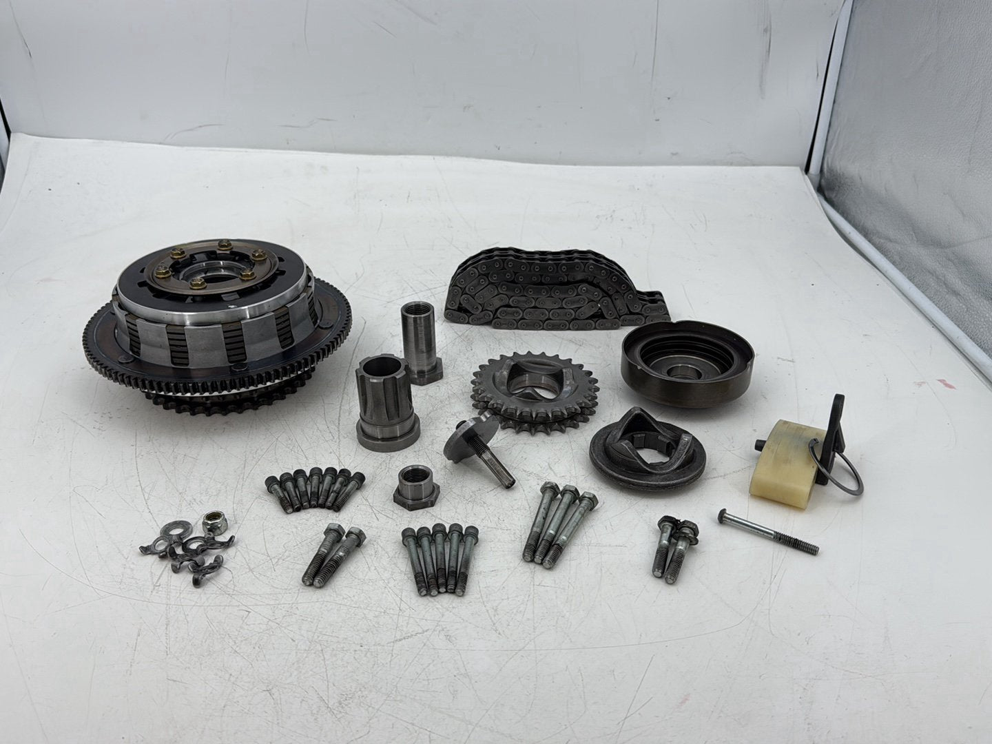 2005 Harley Dyna FXDWG Wide Glide OEM Clutch Basket Chain Tensioner Kit