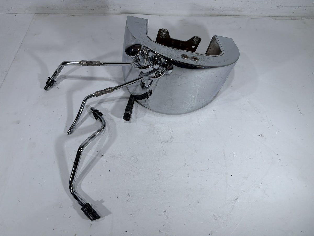 01 Harley Softail Deuce FXSTD OEM Oil Tank Reservoir Bottle Canister & Dipstick