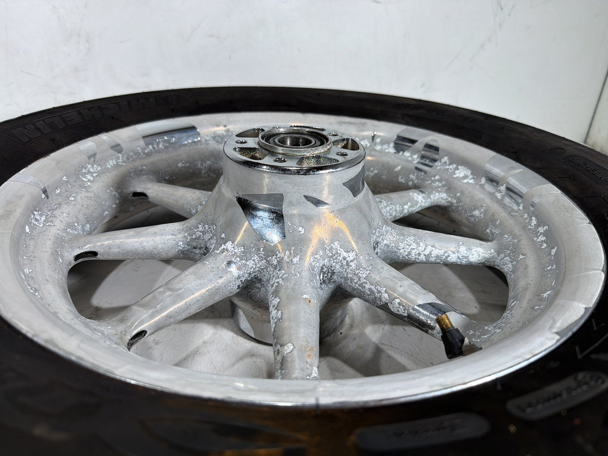 2004 Harley Electra Glide Touring Ultra OEM Front Wheel Rim Tire 130/90B16 16"