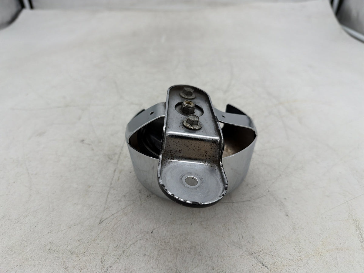 2001 Harley Fat Boy Softail FLSTF OEM Horn Signal Klaxon Chrome Cover 69012-93A