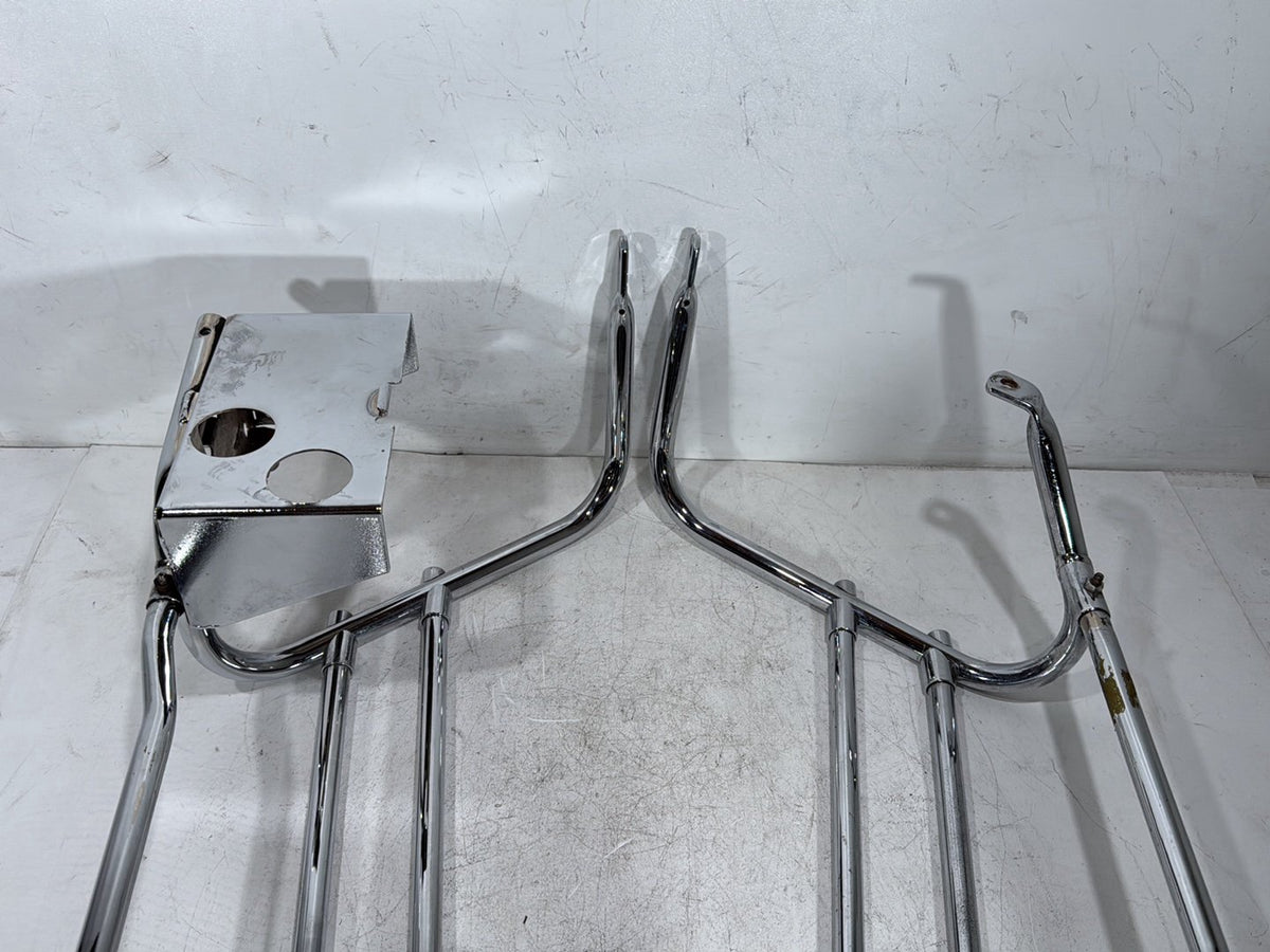 1990 Harley Electra Glide Touring OEM Rear Left Right Saddlebag Guard Rails Bar