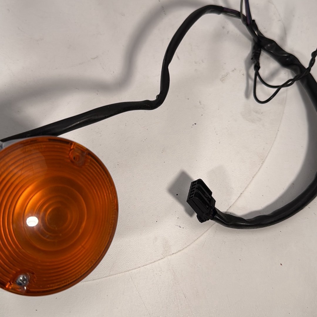1984 - 1998 Harley-Davidson Touring Road King Police Front Turn Signal Indicators Aux Light Bar  	68712-94A