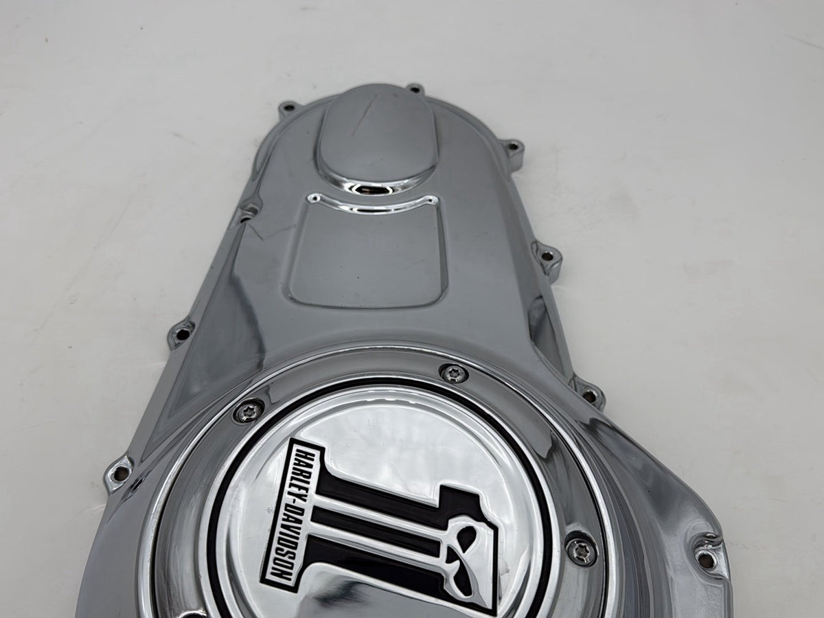 11 Harley Road King Touring Classic Outer Primary Clutch Cover Number One Skull