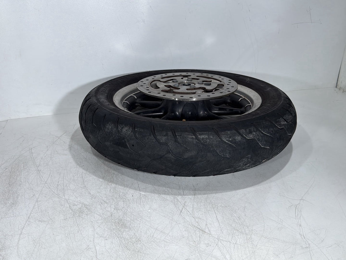 2008 Harley Touring FLHT Electra Glide OEM Front Wheel Rim Tire MT90B16 16"