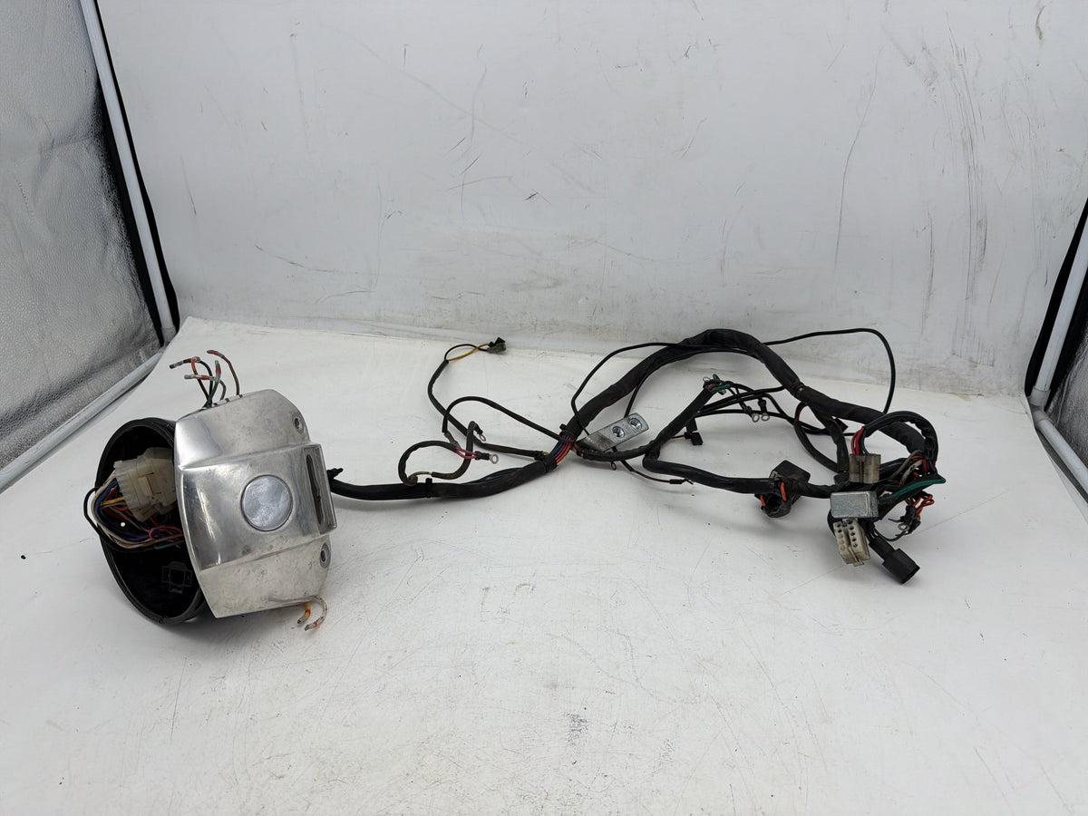 1991 Harley Sportster 883 XLH883 OEM Main Wire Wiring Harness Loom w/ Headlight