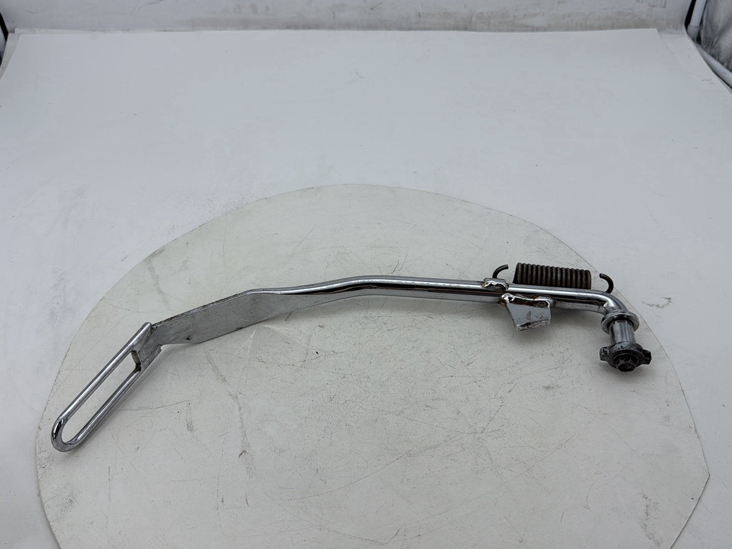 2012 Harley Dyna Fat Bob FXDF 103 OEM Left Side Jiffy Kick Stand & Spring