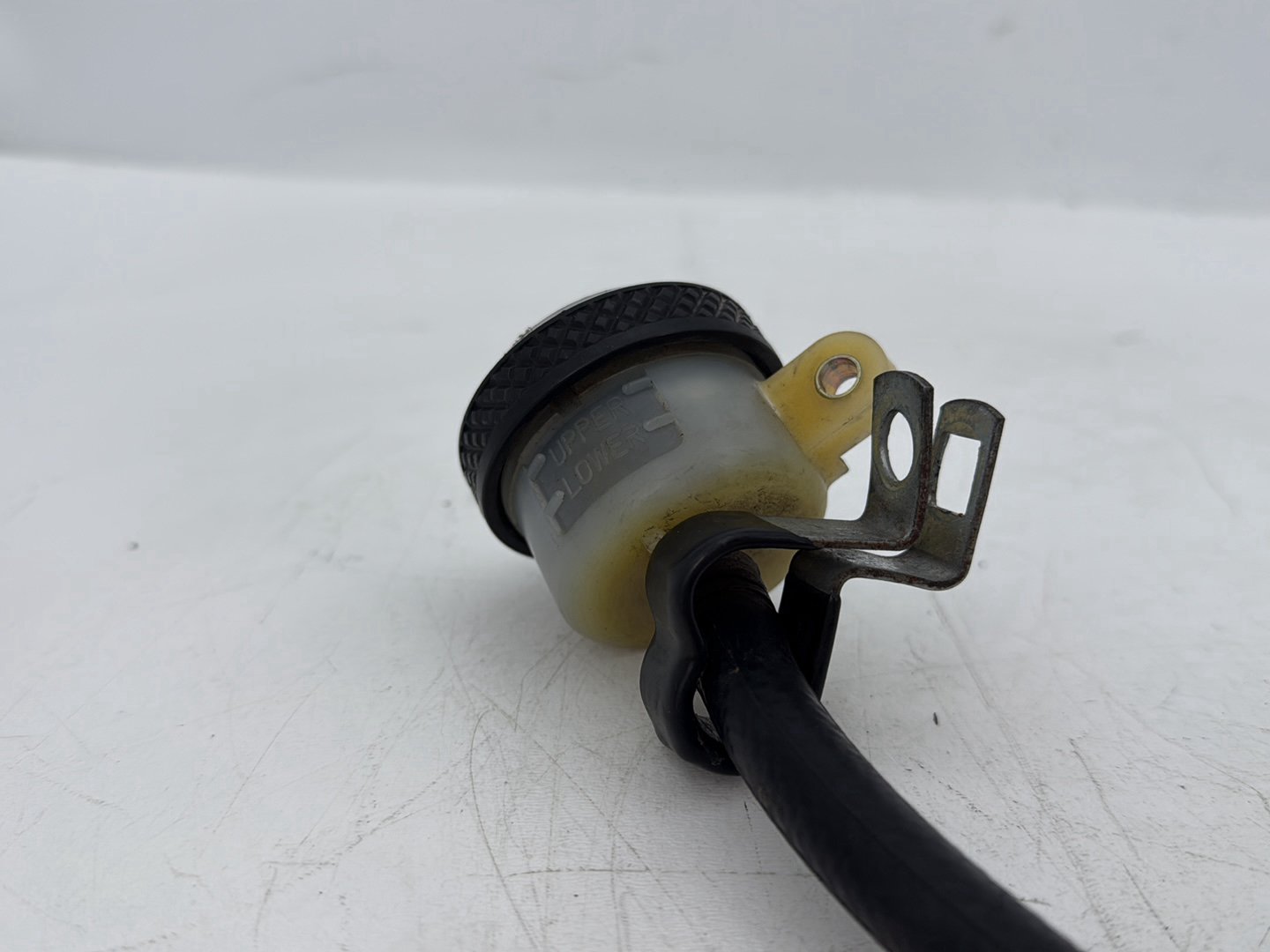 2006 Harley Sportster XL883C 883 Custom OEM Rear Brake Master Cylinder Bottle Brake Line