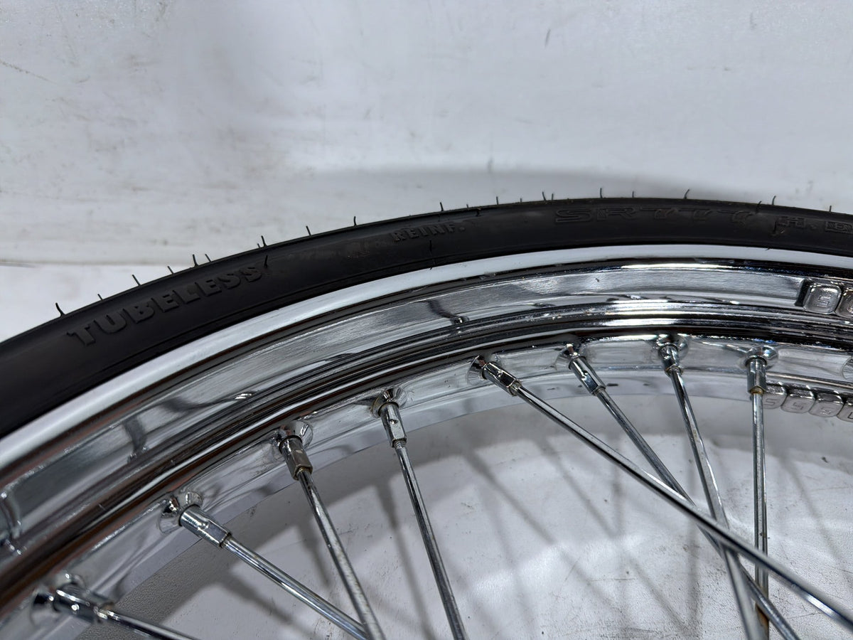 2006 Harley Softail Deuce FXSTDI OEM Front Wheel Rim Tire Spoked 90/80-21 21"