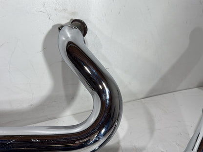 1991 Harley Heritage Softail Exhaust Header Pipe Muffler BENT 2-1