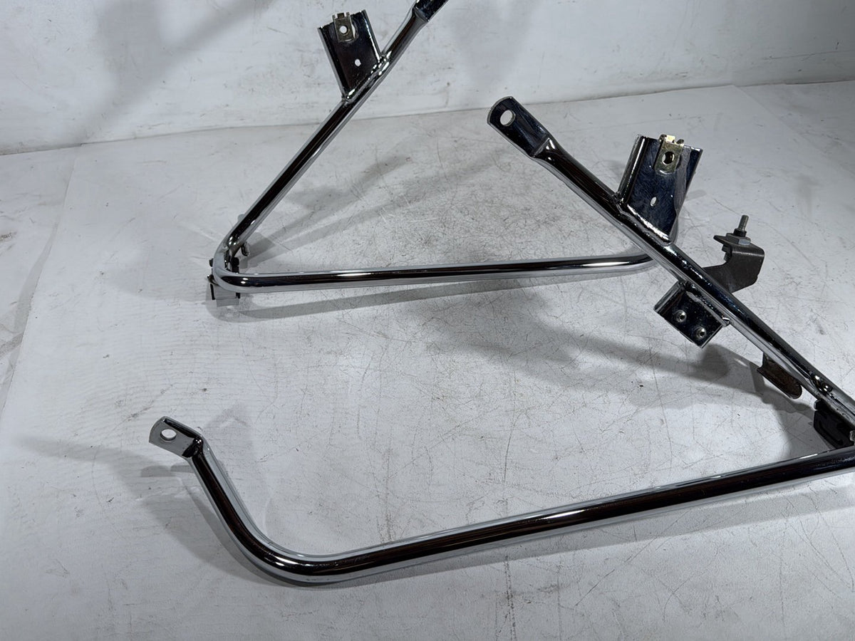 11 Harley Road Glide Touring FLTRX OEM Rear Left Right Saddlebag Guard Rails Bar