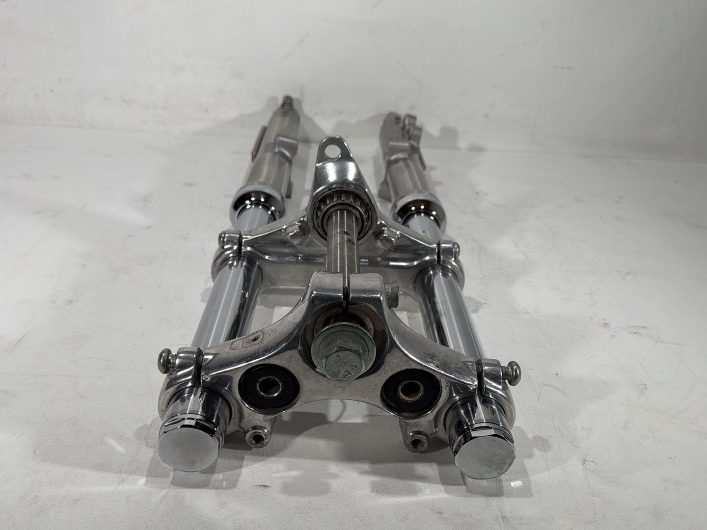 2001 Harley Sportster 883 Hugger XLH883 OEM Front Triple Tree Set & LH RH Fork Legs Sliders