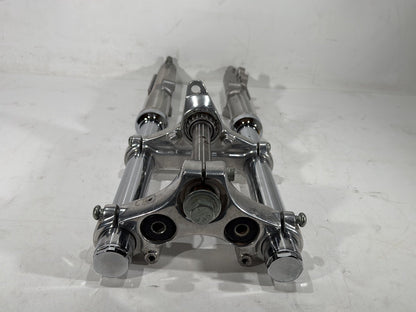 2001 Harley Sportster 883 Hugger XLH883 OEM Front Triple Tree Set & LH RH Fork Legs Sliders