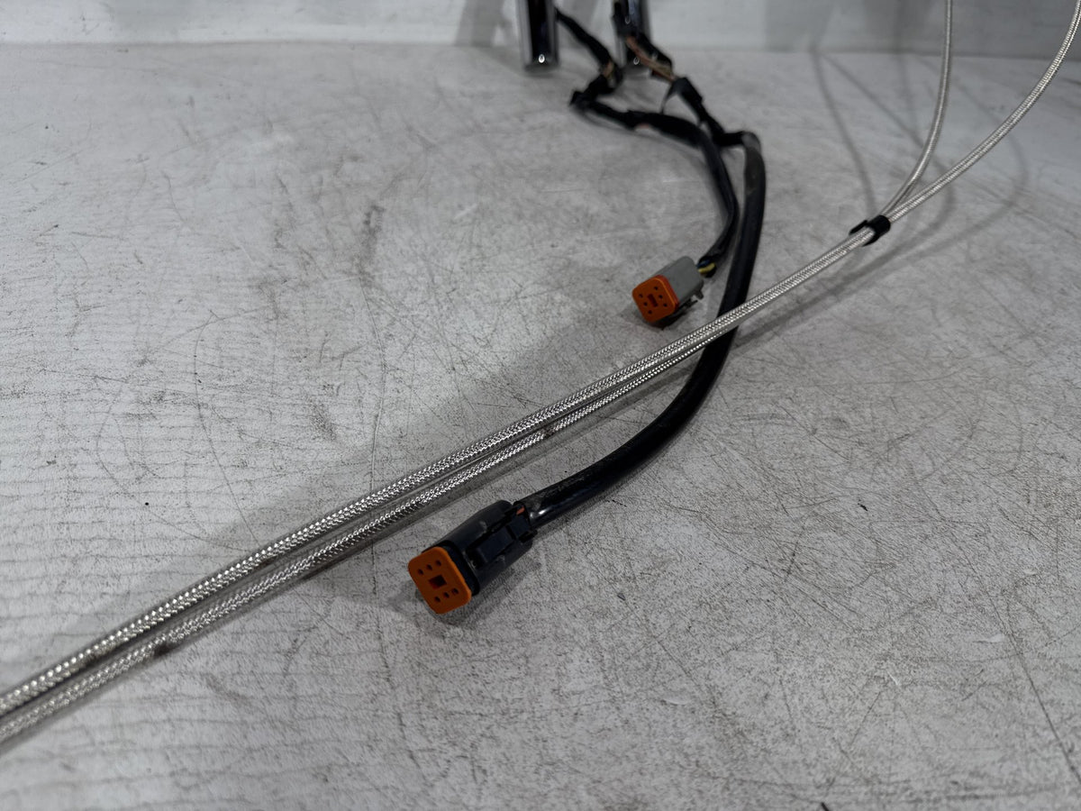 2002 Harley Dyna Wide Glide FXDWG OEM Handlebars Left Right Switches Controls