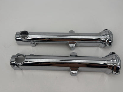 1999 - 2006 Harley-Davidson Dyna Low Rider Front Left & Right Fork Legs Sliders Chrome