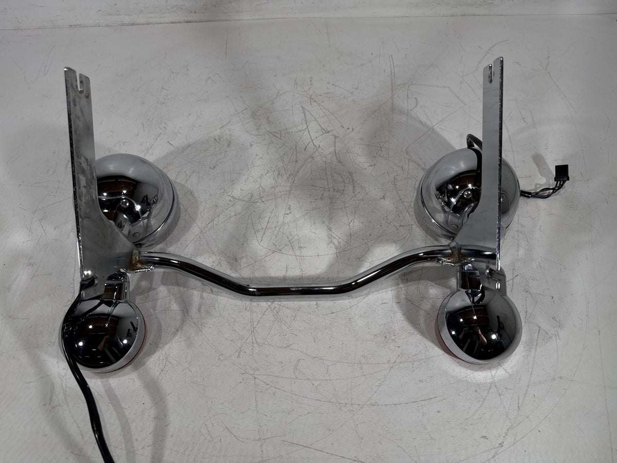 2012 Harley Electra Touring Ultra OEM Front Turn Signal Indicators Aux Light Bar