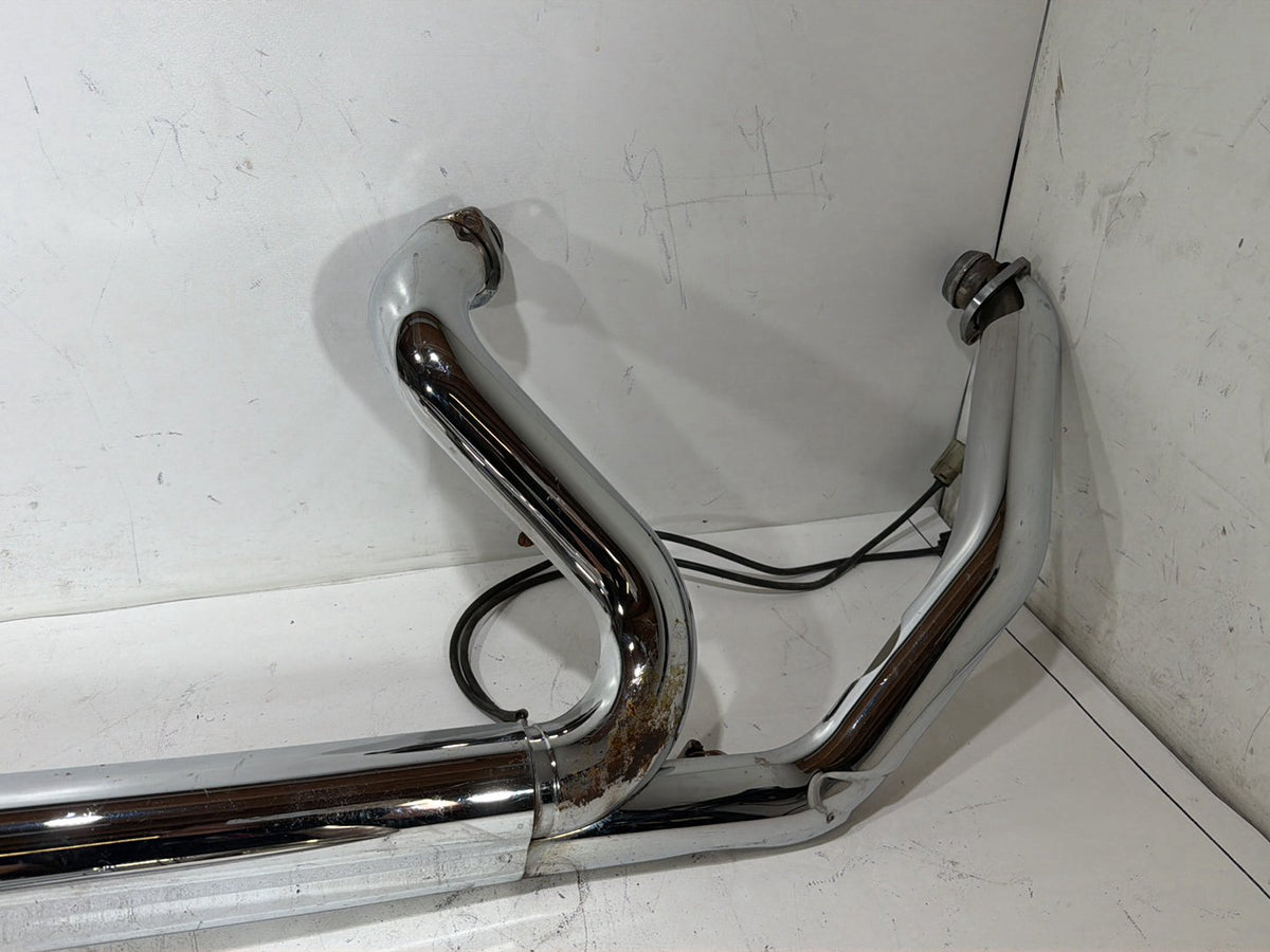 2010 Harley Road King Touring Classic Exhaust Headers Pipe Mufflers Python