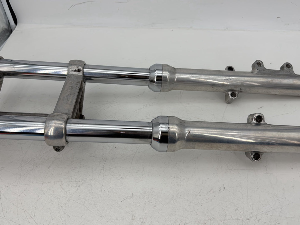2005 Harley Sportster XL883C 883 Front Triple Tree Set &amp; LH RH Fork Legs Sliders