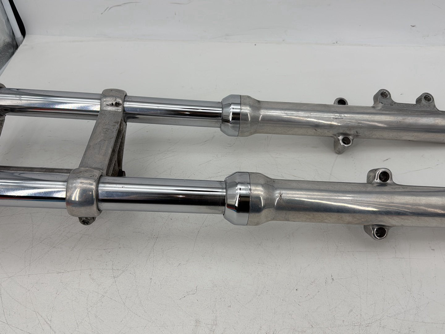 2005 Harley Sportster XL883C 883 Custom OEM Front Triple Tree Set & LH RH Fork Legs Sliders